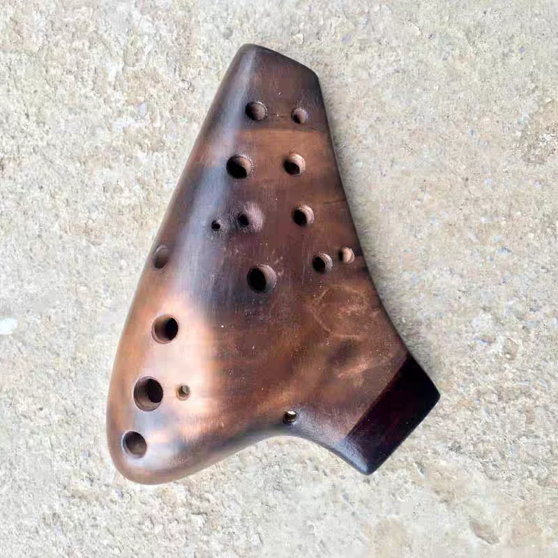 

16-луночная окарина с высоким тоном D, профессиональная окарина для взрослых, начинающих, тренировочная глиняная окарина, портативные музыкальные инструменты Orff, подарок