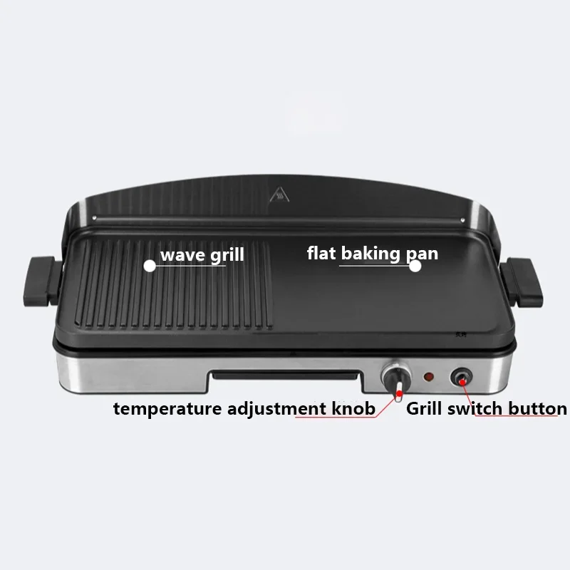 グリドル電動グリドルパン焼き商用家庭用コーヒートン機デスクトップグリドルコーランフライヤー