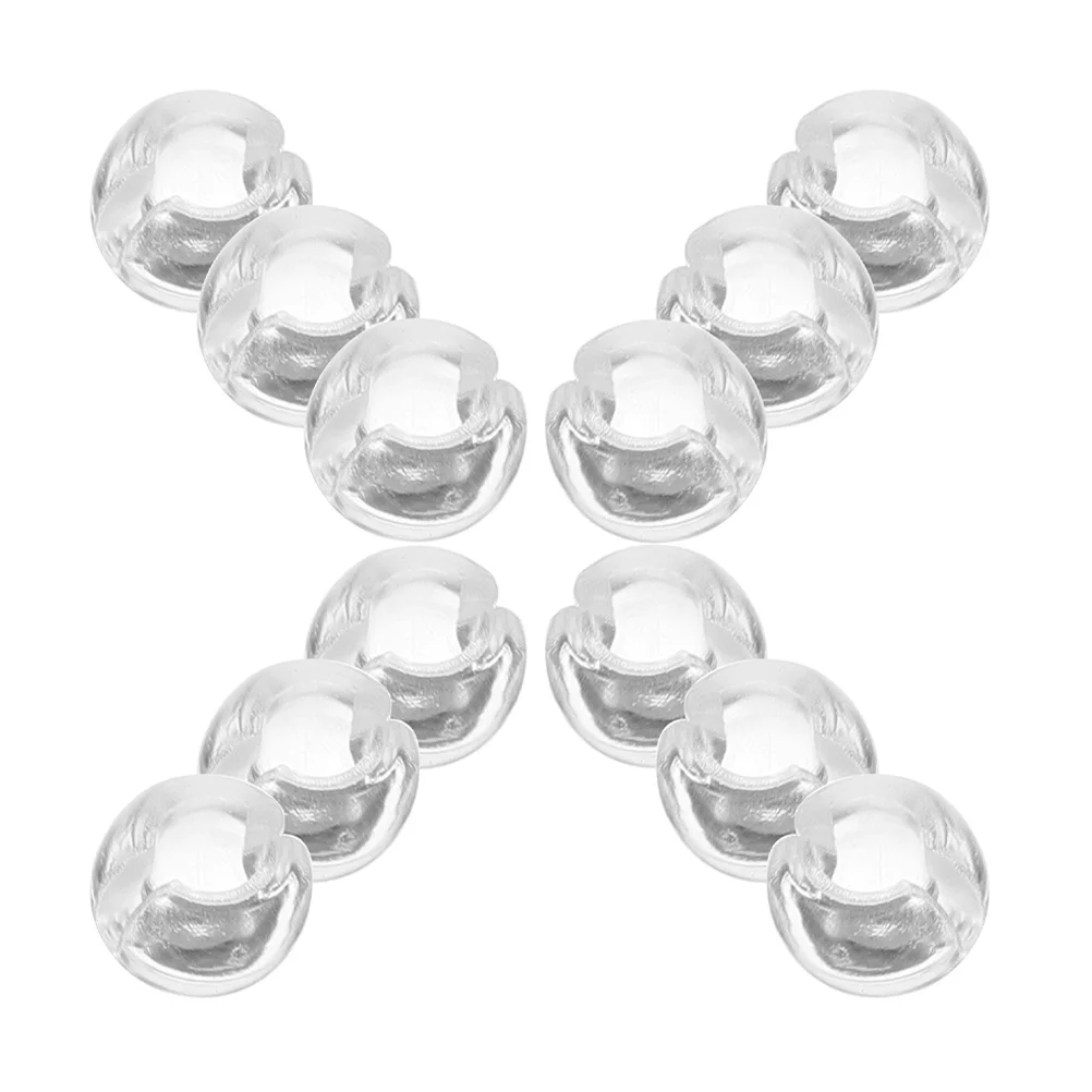 

12Pcs Transparent Bead Chain Stopper Clear Roller Blind Chain Stops Buckle Vertical Blind Accessories Replacement Parts