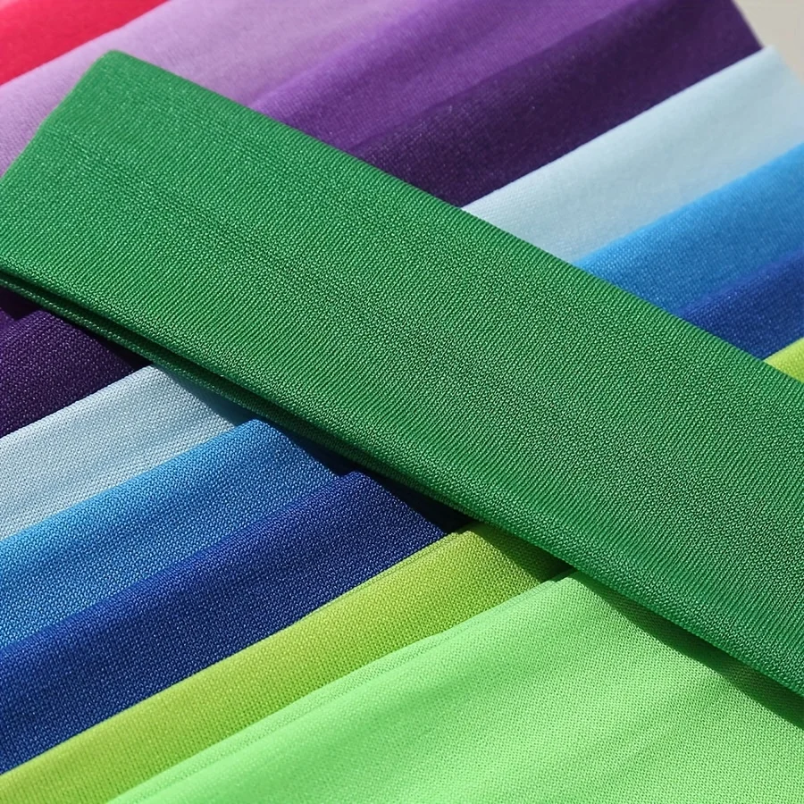 Elastisches Haarband, modische Stirnbänder, einfarbig, gestrickt, Sport, Laufen, Fitness, Yoga, Haarbänder, Make-up, Haarschmuck für Frauen – Detail 6