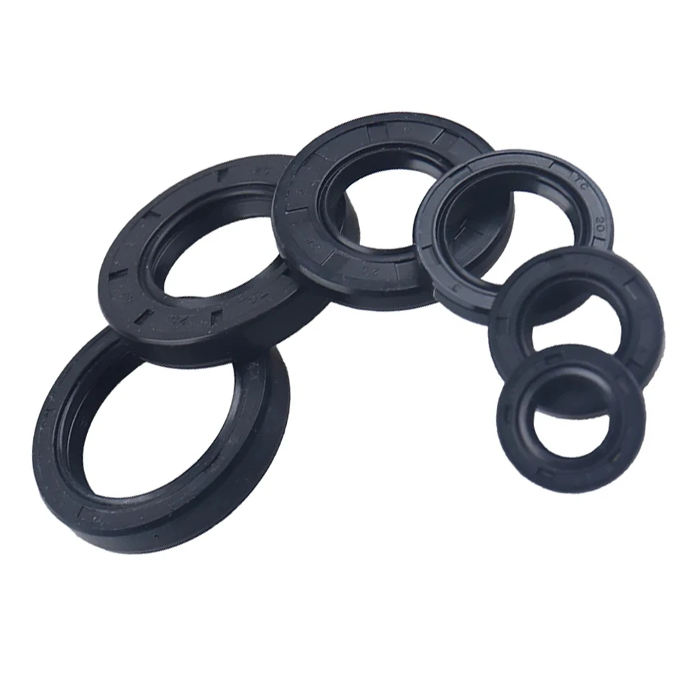 6 Pcs Rubber Black Engine Oil Seal Set For Yamaha YFS200 Blaster 1988-2007 YFS200SE Blaster Special Edition 2006