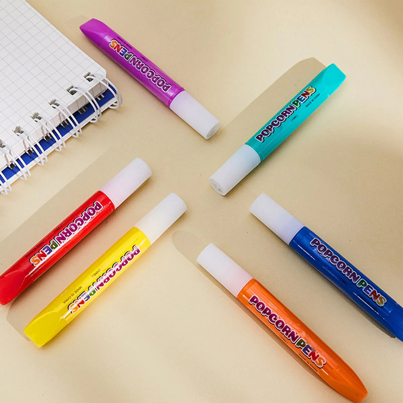 Diy Blase Popcorn Zeichnung Stifte Magische Puffy Stifte 6 Farbe Puffy Blase 3d Kunst Stift Kreative Marker Für Kinder Zeichnung 60 ml – Detail 4