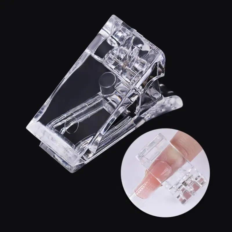 

[N] 5pcs Nail Tips Clip Quick Building Builder Gel DIY Extension Clamp Tool