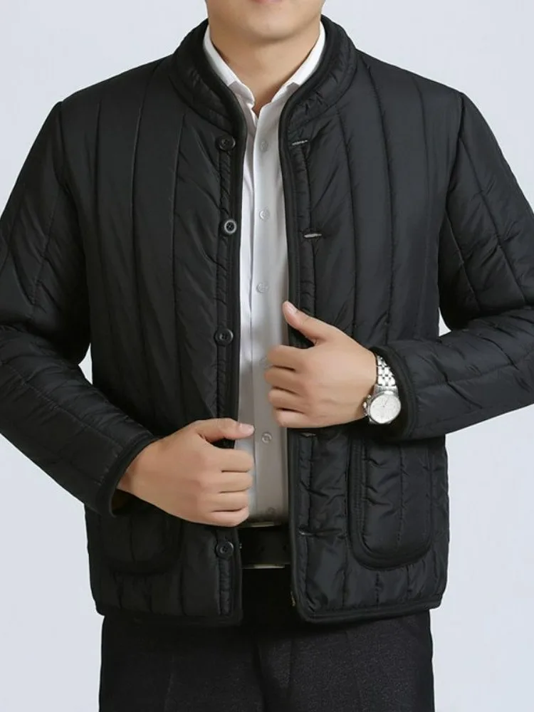 

Warm Fce Lined Cotton Jaet Close-Fitting Inner Wear Large Size Vest for Middle-Aged And ly Men Dad Clothes Outerwear
