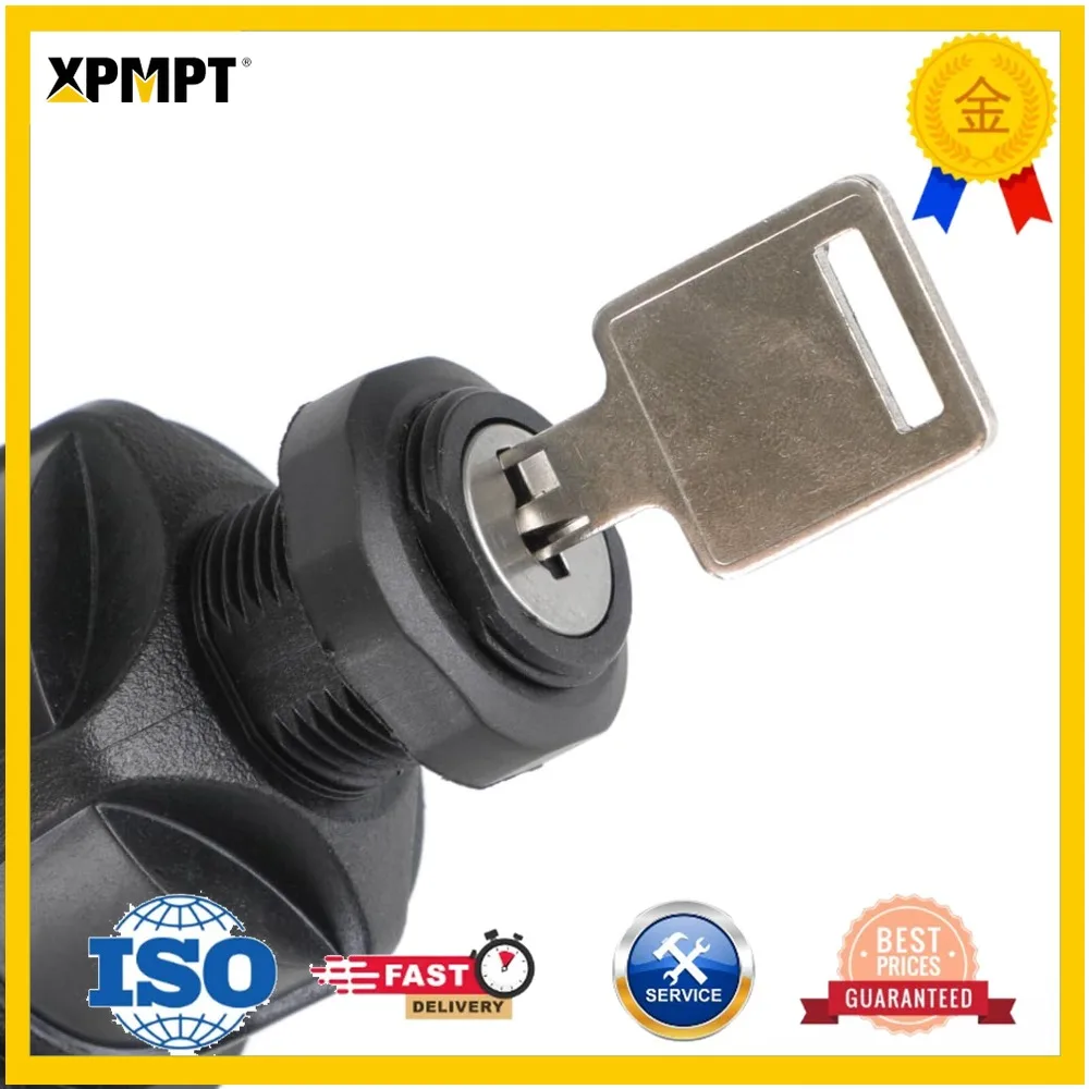 Ignition Switch with 2 Keys - For Bobcat S100 S130 S150 S160 S185 S205 S330 S450 - Construction Equipment