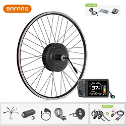 Bafang 48V 500W Front Rear Hub Motor Brushless Gear Bicycle Electric Bike Conversion Kit 20-29 Inch 700C Wheel Drive Engine