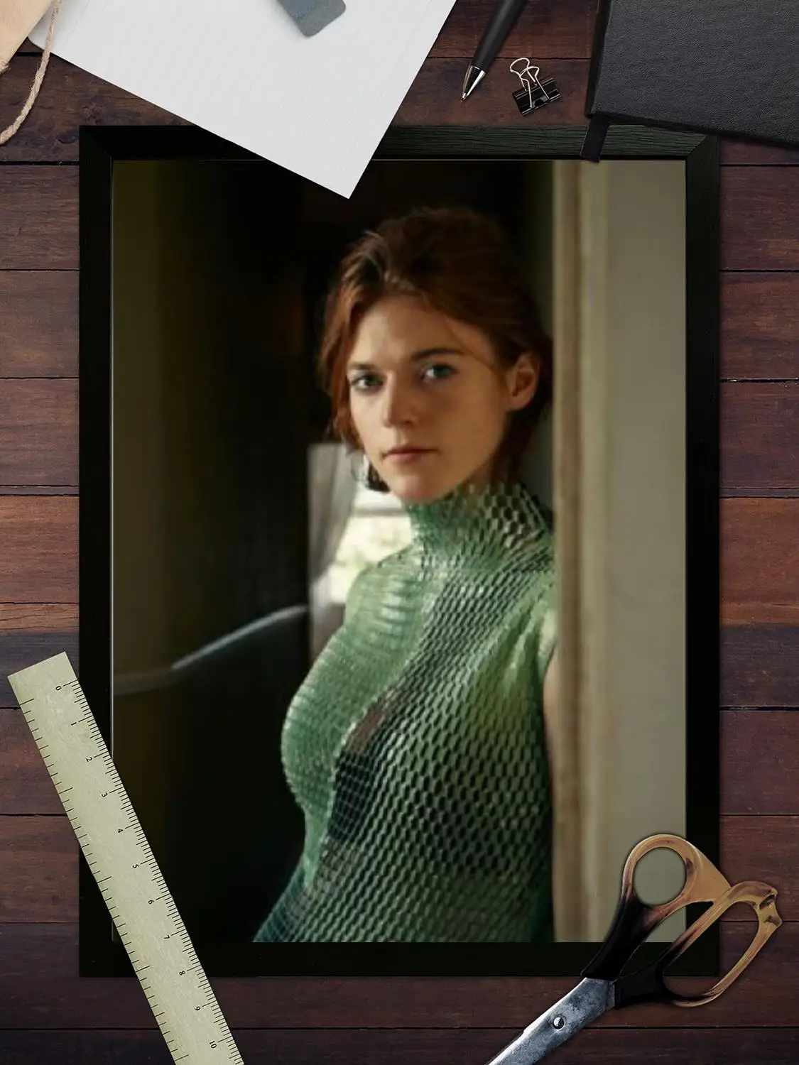 ملصق فني من القماش من Rose Leslie، طباعة صورة فنية جدارية، ملصقات ديكور غرفة نوم عائلية حديثة، لوحة زخرفية
