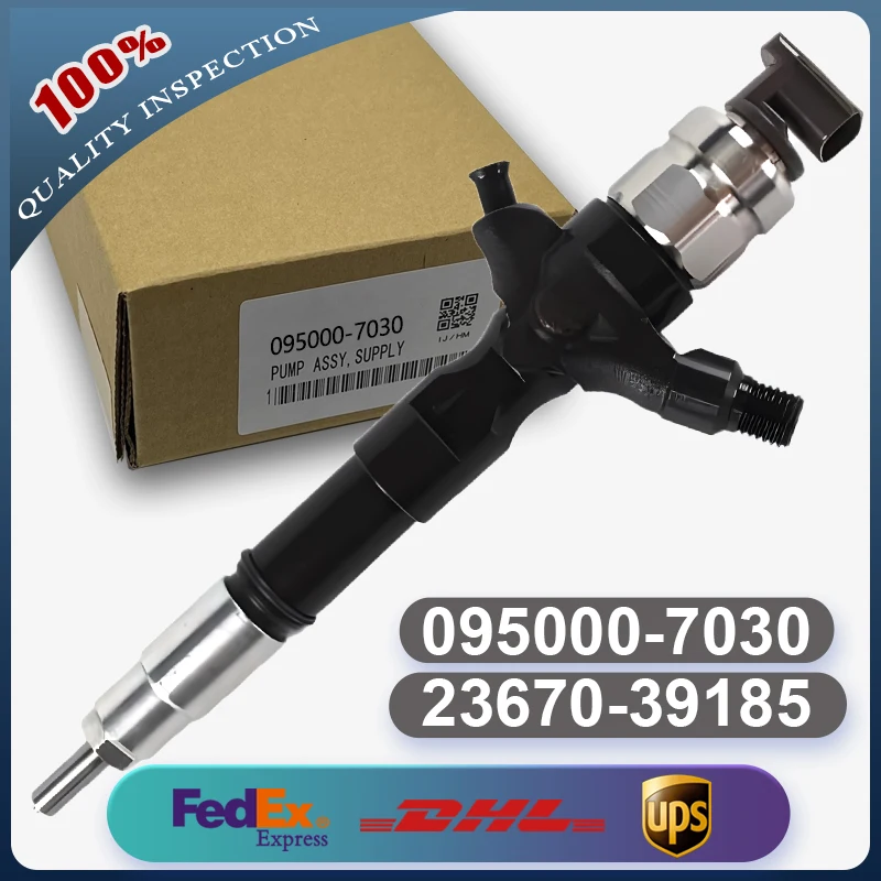 

095000-5920 095000-7030 23670-39185 23670-09330 23670-39215 Common Rail Injector for Toyota Hiace Hilux D4D 2KD 1KD-FTV Engine