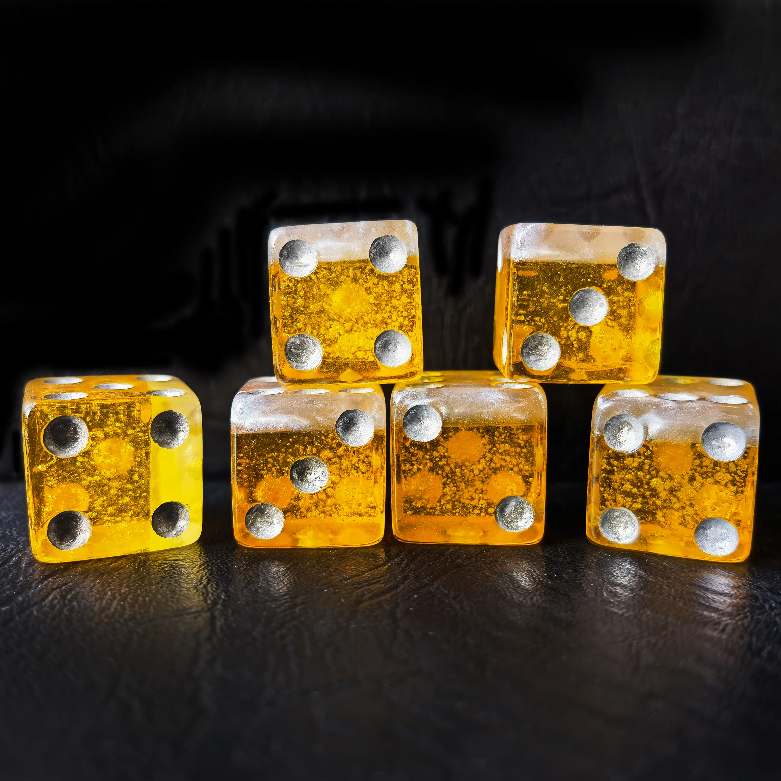 Bescon Beer Dice Set, Novelty 7pcs BeerDice Polyhedral D&D DND Dice Set of 7pcs, Dungeons and Dragons Dice