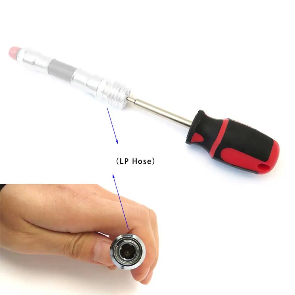 Scuba Tank Valve Core Tool- DIN Yoke Service Key Low Pressure Hose Wrench for Scuba Regulator Maintenance