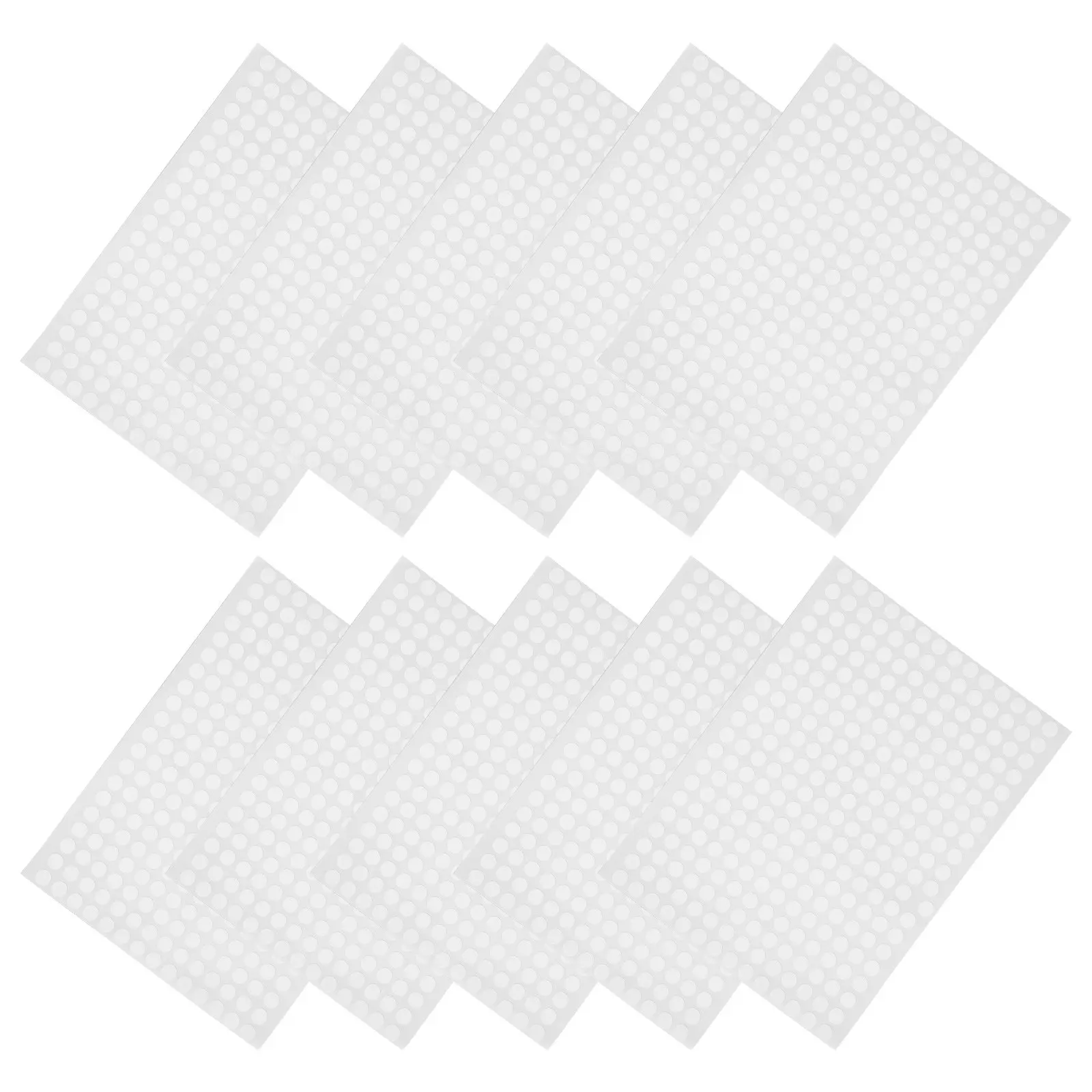 

10 Sheets Small Round Dot Stickers Blank Circle Label Stickers for DIY Date Marking Classification Reusable Containers No