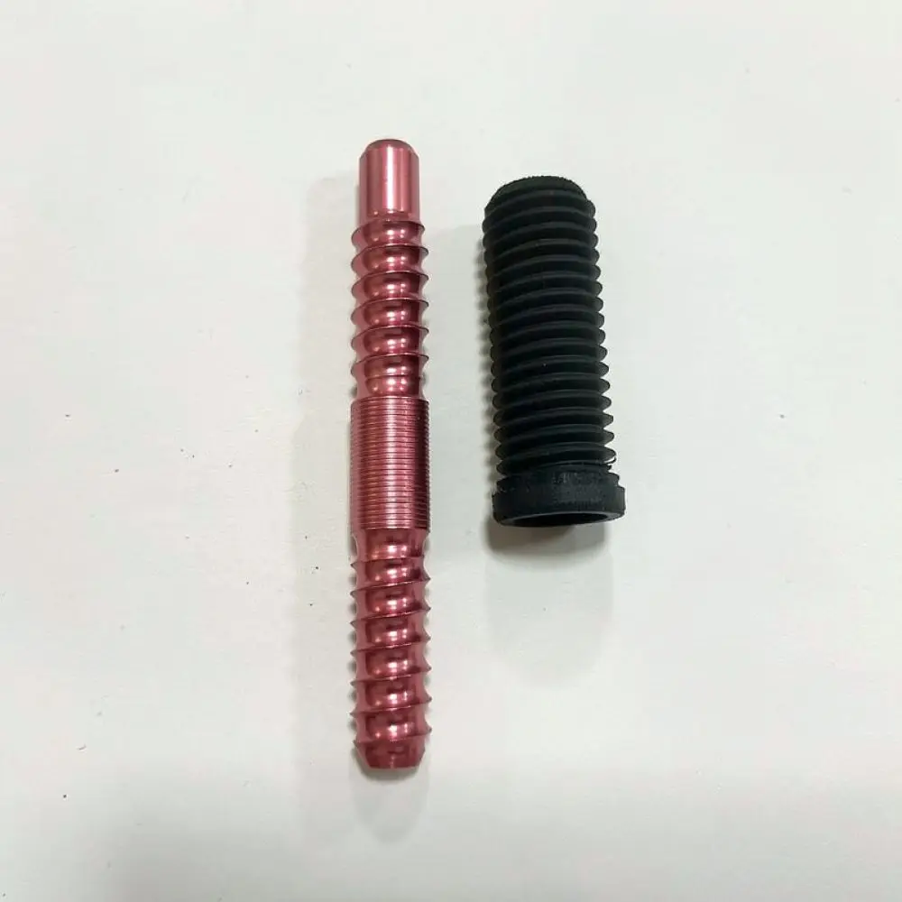 Billiard Cue Joint Pin Radial Slow 8 Thread Insert Connector For Pool Stick Professional Replacement Parts Black Rose Gold