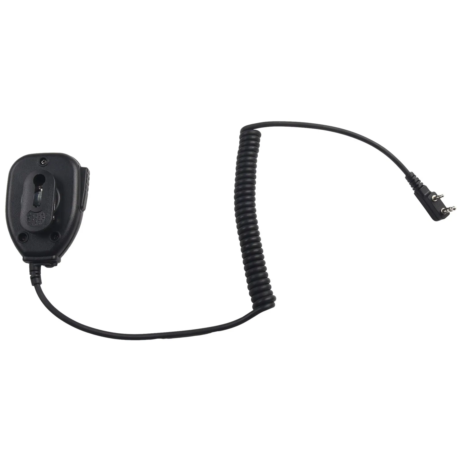 Micrófono de altavoz duradero para walkie-talkie, Conector de 3,5mm/2,5mm, BF-888S, negro