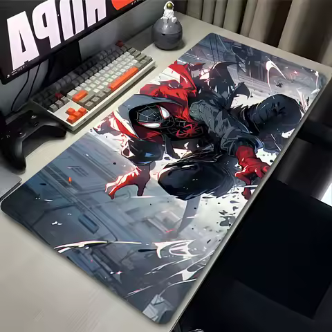 Marvel Spider Man Mouse Pad XXL Anime HD Rubber Keyboard Mousepad Suitable For Office Desk Laptops Gaming Accessories Non Slip