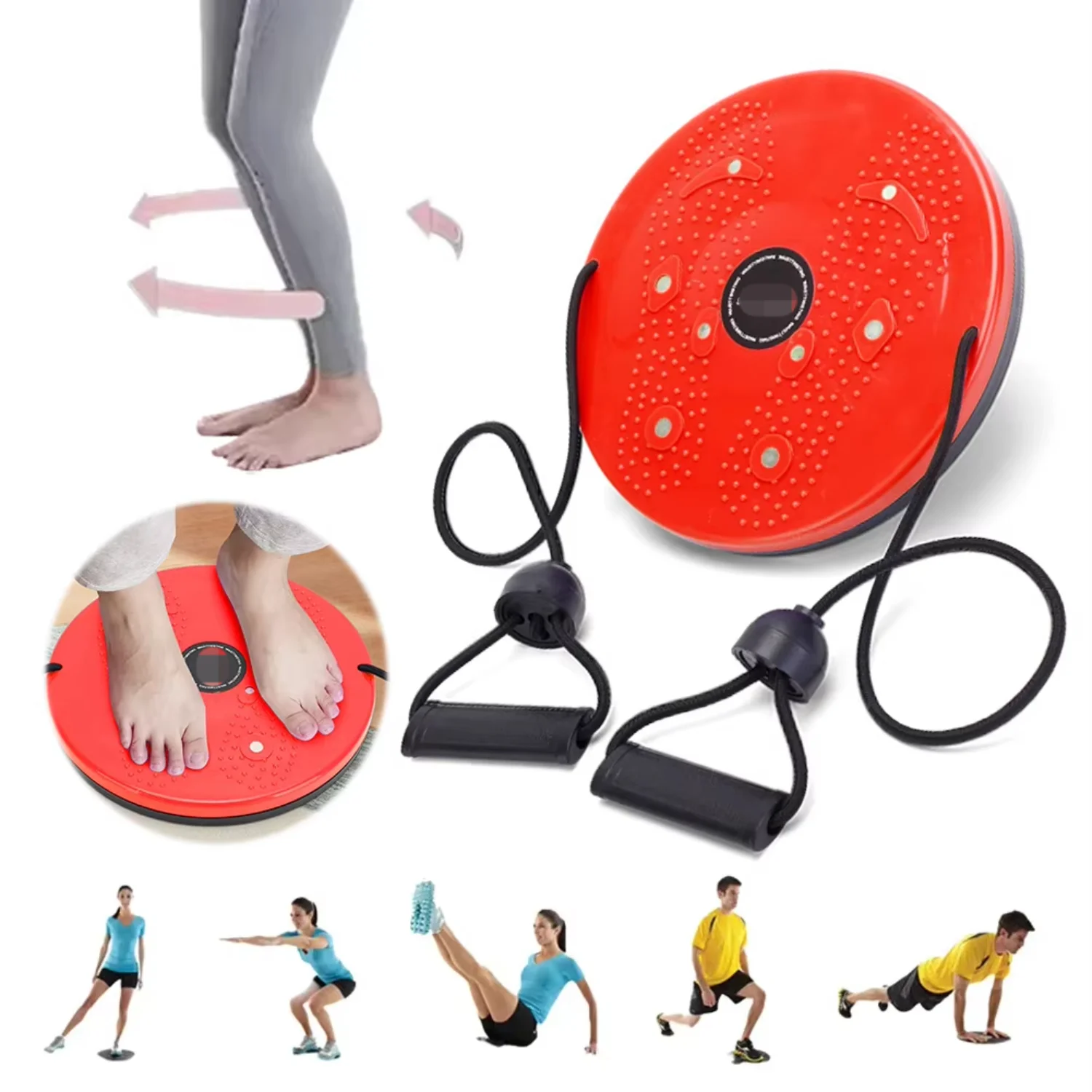 Balance Trainer Wobble Board  Adults Waist Twisting Disc Abs Waist Twisting Disc  Slimming and Strengthening Waist Entrenamiwnto