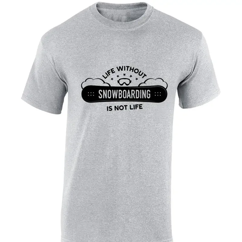 CAMISETA PARA HOMBRE LIFE WITHOUT SNOWBOARDING, ROPA PARA SNOWBOARDISTAS, IDEA DE REGALO, PRENDAS SUPERIORES