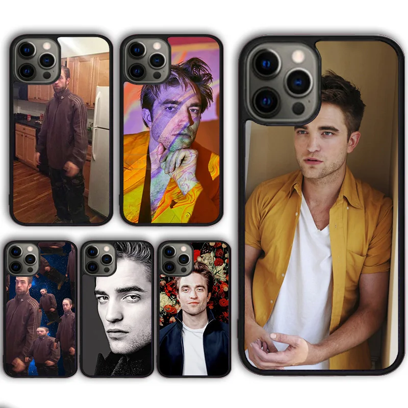 Robert Pattinson Standing Meme Phone Case For iPhone 14 15 16 13 12 Mini Max Cover For Apple 11 Pro Max 8 7 Plus SE2020 Coque