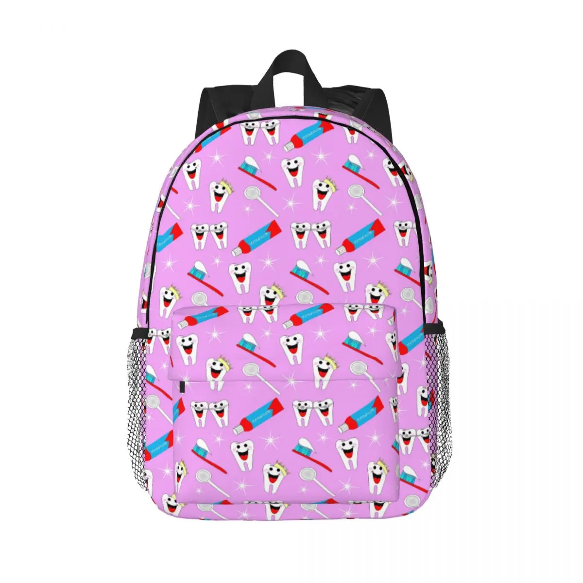 

Dentist Cartoon Pattern Backpack Hot Sale Daypack Large Capacity Boys Girls BookBag Shoulder Bags for Men Women School Bag