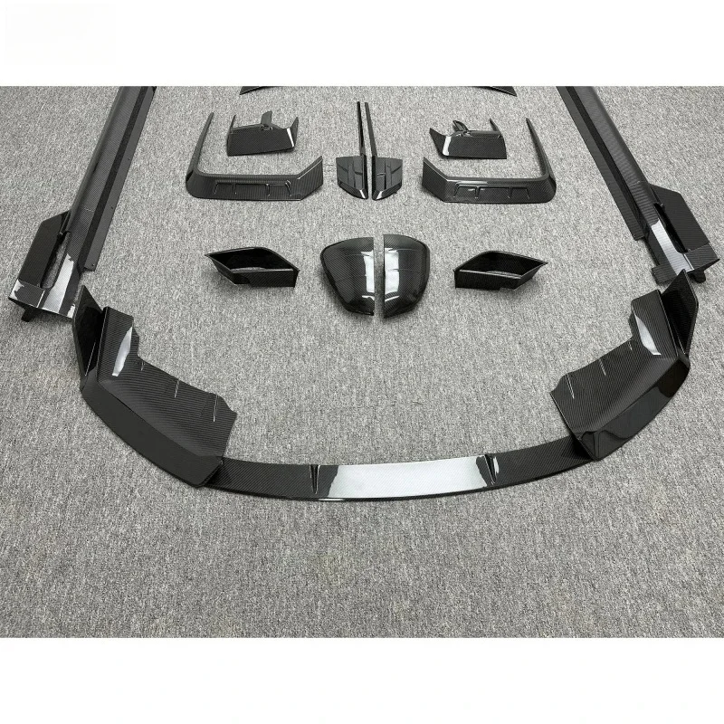 Front Bumper Premium Car Accsori MSY Style Dry Carbon Fiber Body Kits Seri G - Diffuser Spoiler Mirror Cover S Durle 3