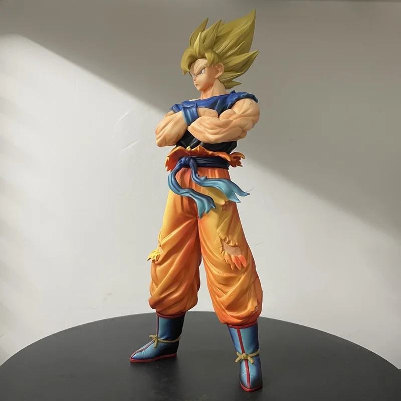 ฟิกเกอร์อนิเมะ ดราก้อนบอล Z ซุนโกคู ขนาด 32 ซม. DBZ SSJ ฟิกเกอร์ JY ซูเปอร์ไซย่า โมเดลสะสม ตุ๊กตา GK ของตกแต่ง