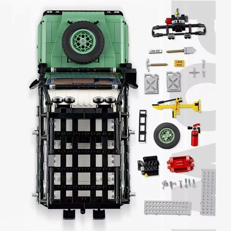 Technical Land Rover Supercar Off-Road FIT 10317 Building Blocks City Racing Car Vehicle Model Brick Toy Gift For Children Adult