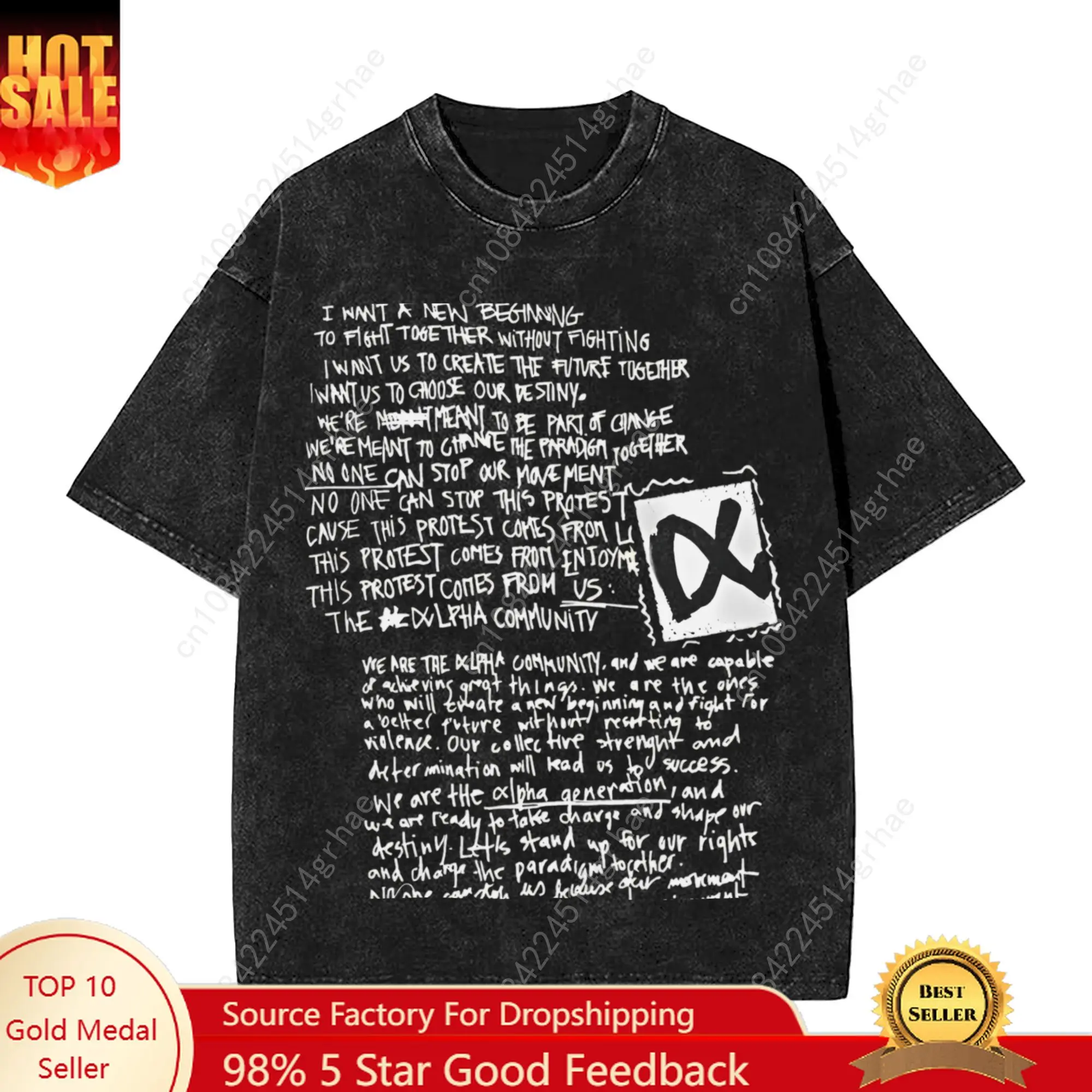 

Oversized Washed T Shirt Singer Aitanas Ocana Cotton T Shirts Tour 2025 Novelty Tshirt for Men Summer Y2K Funny Print Tees