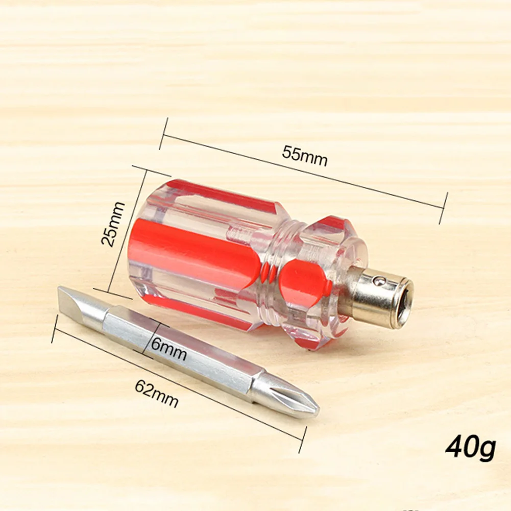 Precision Screwdriver Mini Short Handle Screwdriver Portable Multifunctional Encapsulation Turnip Head Screwdriver