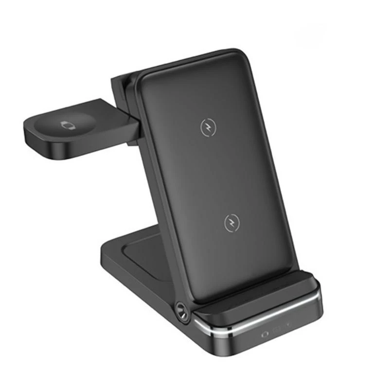 

Wireless Phone Charging Station: 3 in 1 Stand Multiple Devices for Cellphone Smartwatch Earphone 601E