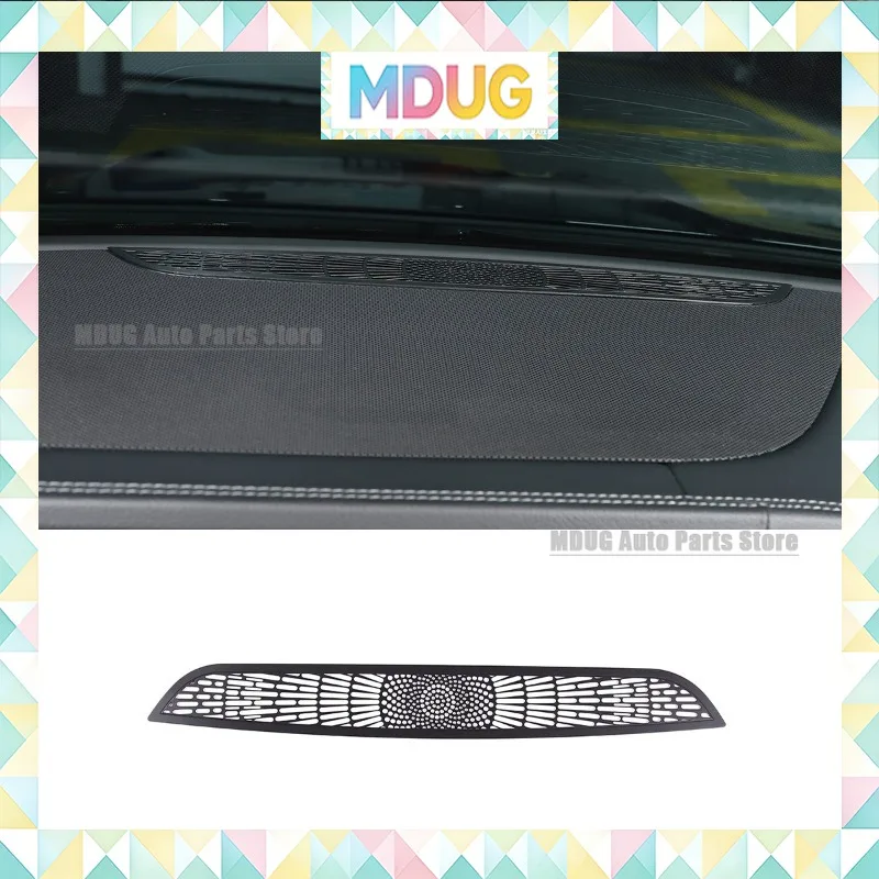 MDUG Stainless Steel For 2020-2022 Mercedes-Benz GLE/GLS Dashboard Vent Blockage Prevention Mesh Cover Vent Trim Car Accessorie