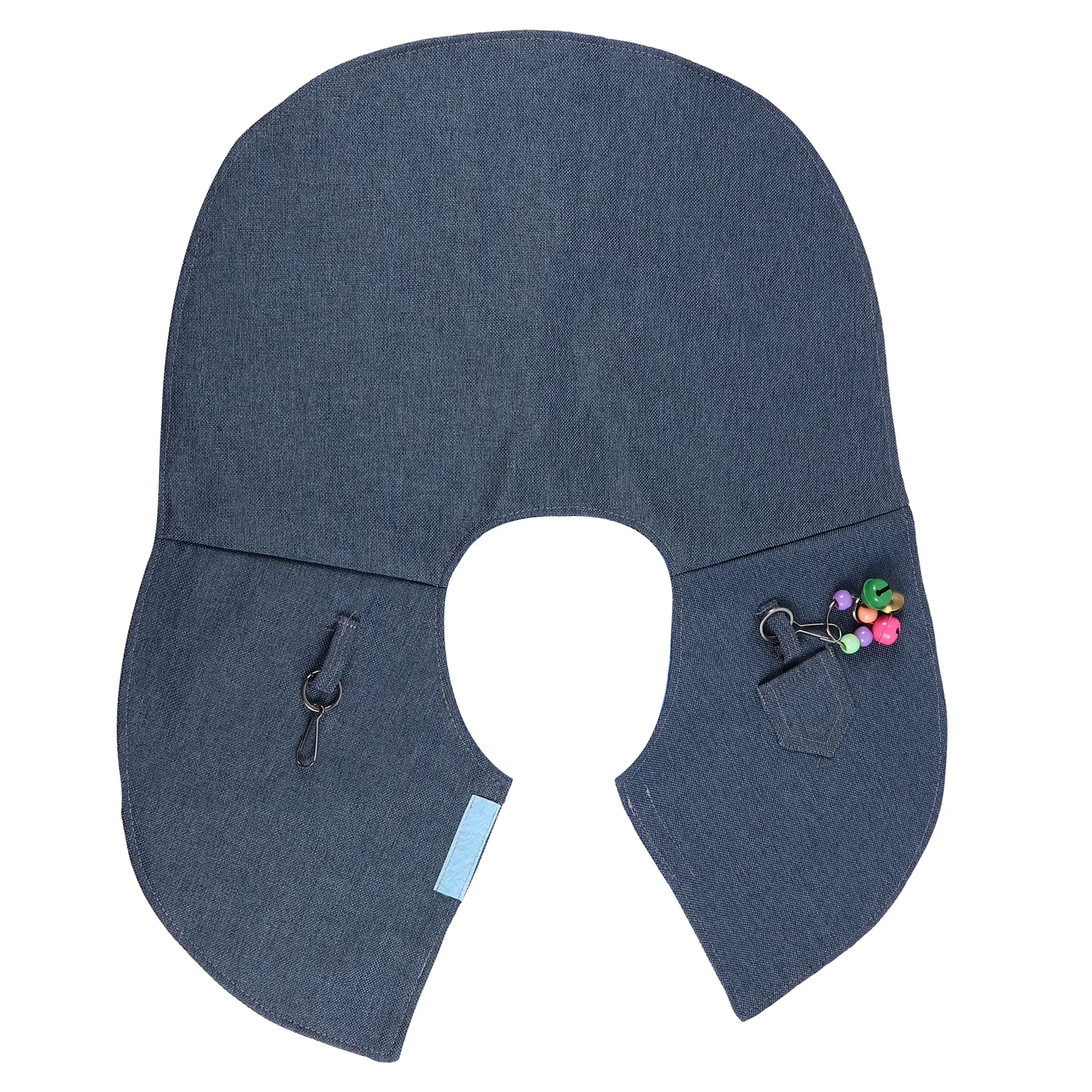 

Pet Bird Protector Comfortable Cotton Anti-Scratch Blue Adjustable Design Shawl Bird Protective Shawl for Parrots Training