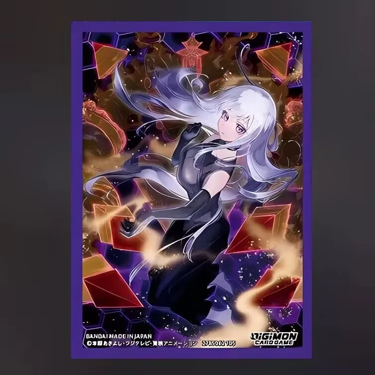 60 個オリジナルアニメデジモンユニバース: アップモンカードスリーブカードゲーム PTCG DTCG トレーディングカードプロテクターケースカバー