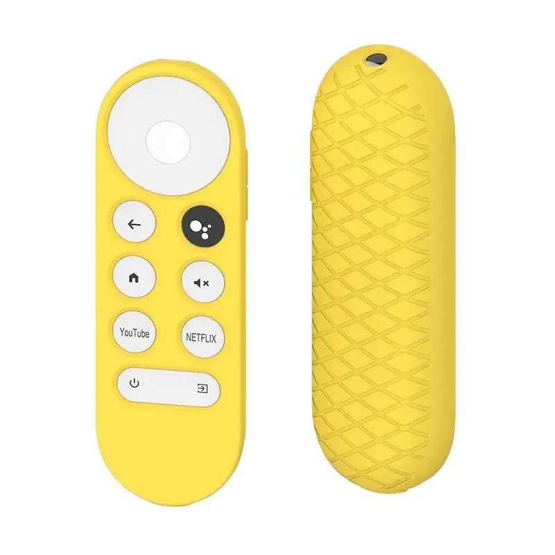 Siliconen beschermhoes voor 2020 Google Chromecast SmartTV Afstandsbediening Antislip Zacht Duurzaam Shockpro Beschermhoes Shell
