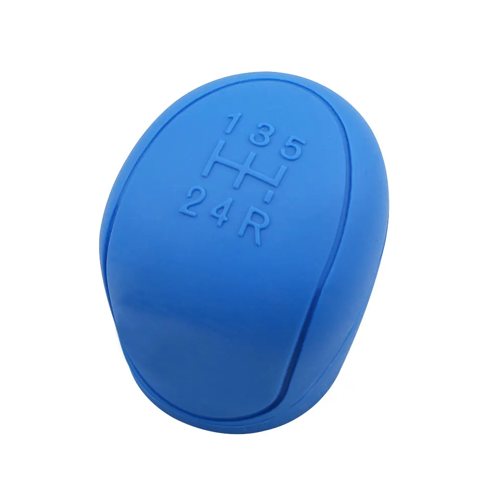For Ford Focus MK3 MK2 C-MAX Fiesta Ranger Galaxy Transit Silicone 5 speed Car Gear Head Shift Knob Cover