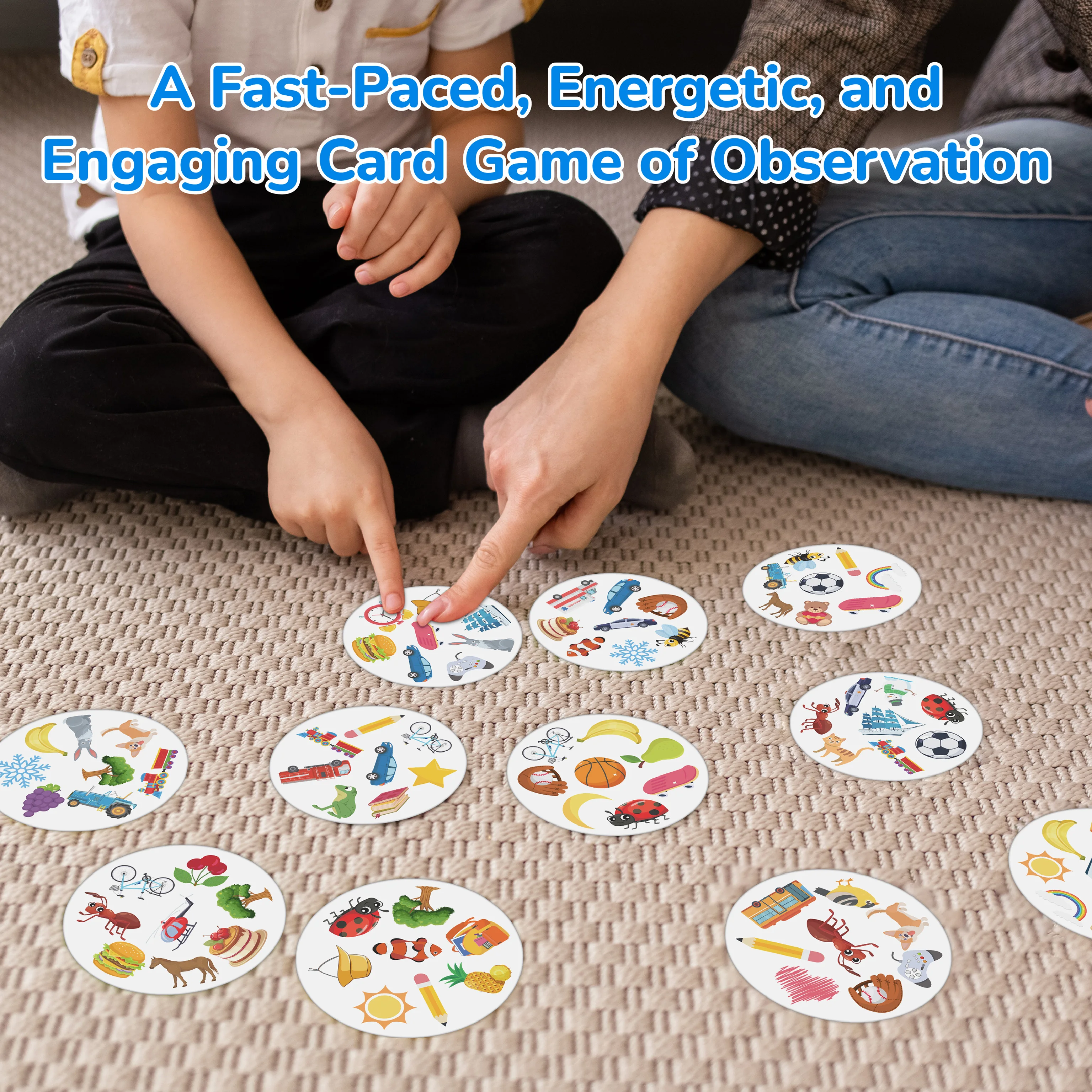 ألعاب الورق المطابقة بأنماط سريعة، وتدريبات تركيز الذاكرة، ولعبة الإدراك المرئي للعائلة والمدرسة والحفلات والسفر