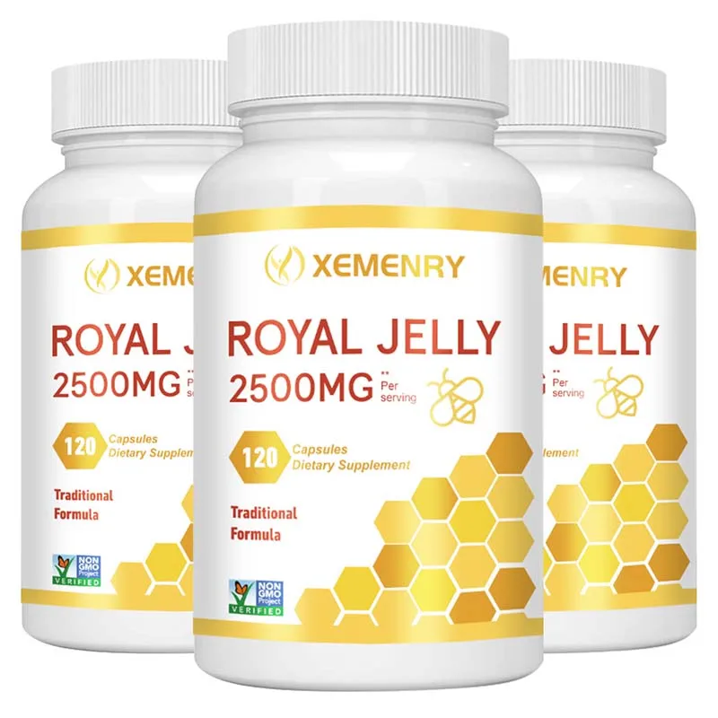 

Royal Jelly - поддерживает здоровье сердца, иммунитет, уход за кожей, здоровье сотовой связи, борьба со старением | Без ГМО, без глютена