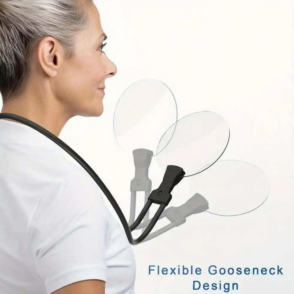 

Magnifier Hands Free Magnifying Glass 5X Reading Flexible Gooseneck Magnifier With Detachable Lens Neck Hanging Magnifier