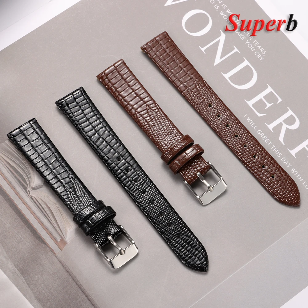 سليم الجلود حزام ساعة اليد 8 مللي متر 10 مللي متر 12 مللي متر 14 مللي متر 16 مللي متر لينة الجلود أشرطة ساعات يد الرياضة معصمه الرجال النساء أساور عالمية