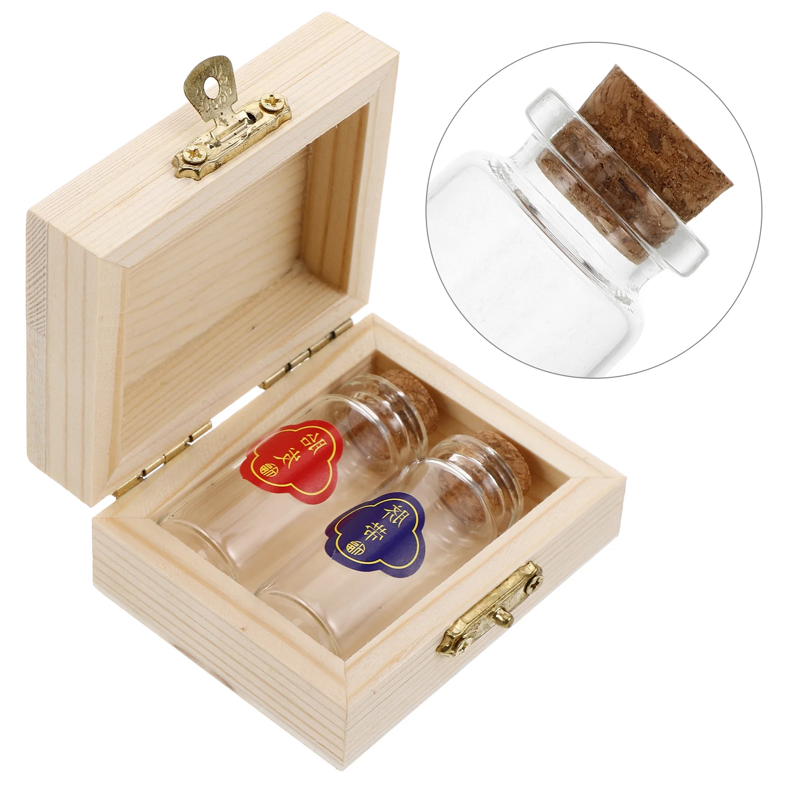 

Baby Lanugo Umbilical Cord Keepsake Box Infant Fetal Hair Storage Case Newborn for Keepsakes First Haircut Storage