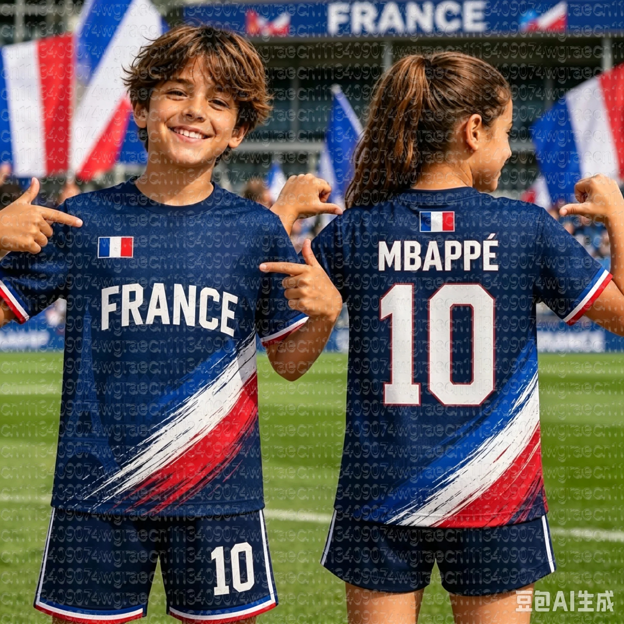 2026 Special Mbappé 10 Football Jersey Tee Shorts Set Women Men Harajuku FRANCE Fans Shirt Shorts Set Kids Tracksuit 2 Piece Set