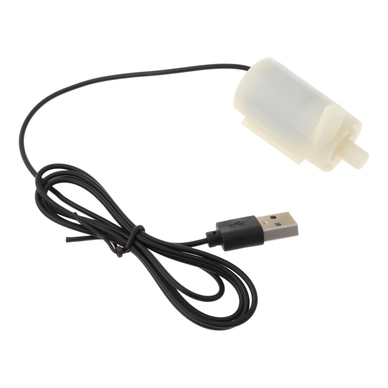 F92B USB Mini Bomba agua motoras con alimentación Fisionarios Aquario Mini Micro Fuente Bomba