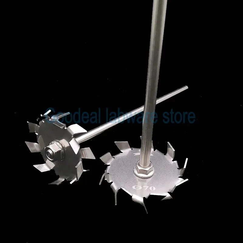 1pcs Lab 3cm-15cm SUS304 Stainless Steel Dispersing Disk, Round Sawtooth Type Stirring Disc Laboratory Equipment