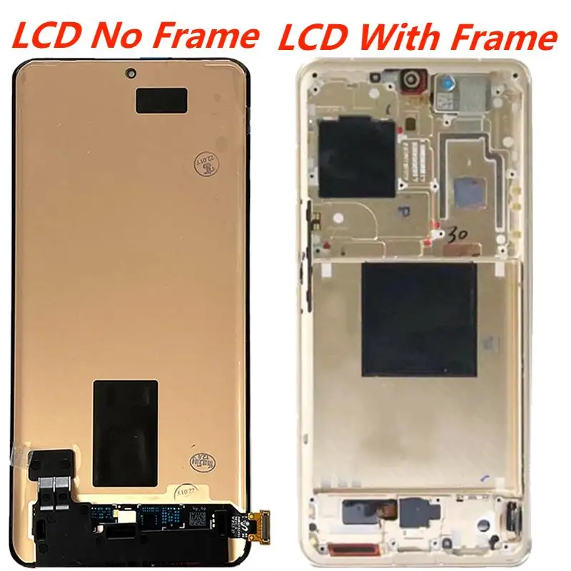 Original 6.73'' For Xiaomi 12S Ultra LCD Display With Frame 12S Ultra 2203121C Touch Screen Digitizer Assembly Panel replacement