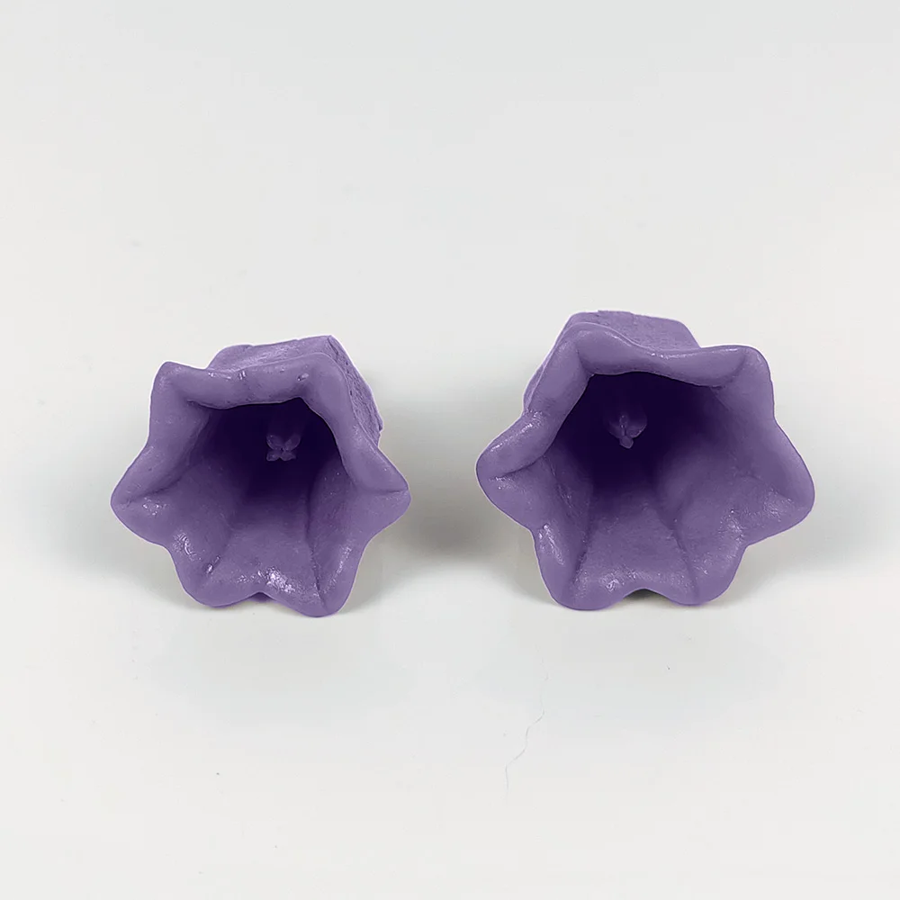 3D Flower Bluebells Moulds Flowers Soap Molds Silicone Candle Mold Wedding Birthday Valentine's Day Clay Resin ﻿HC0619