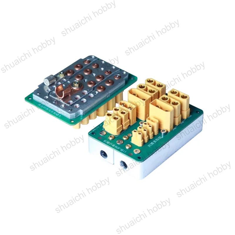 RC Models XT60/XT90/XT30 Expansion Port Board 100A High-Current Power Distributor Multifunctional Charging Wiring Box for Drones