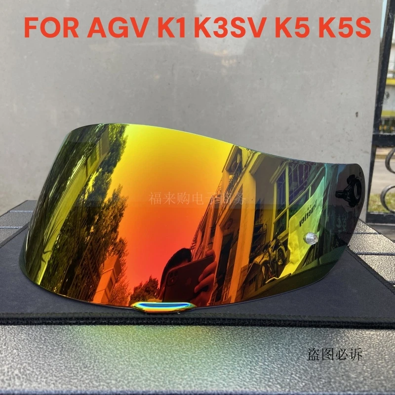 

K5 Helmet Visor Shield For AGV K3SV K1 K5 K5S High Strength Sunscreen Capacate Windshield UV-cut Lens Moto Casco Accessories