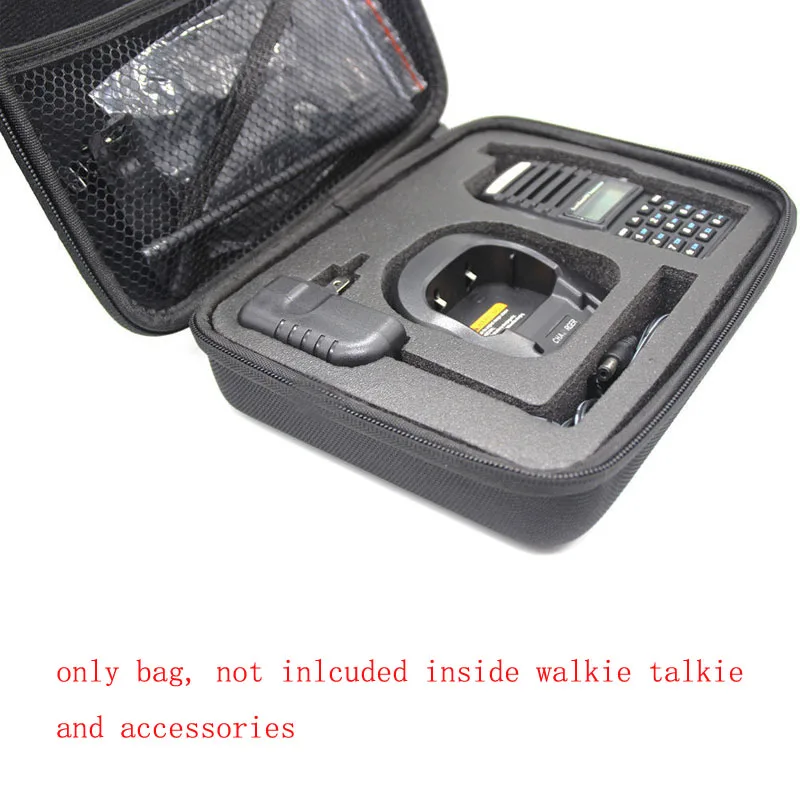 BAOFENG Walkie Talkie UV-82 UV82 UV-8D Motorola GP328 Two Way Radio Portable Hunting Bag Travel Carry Handbag Storage Box Case