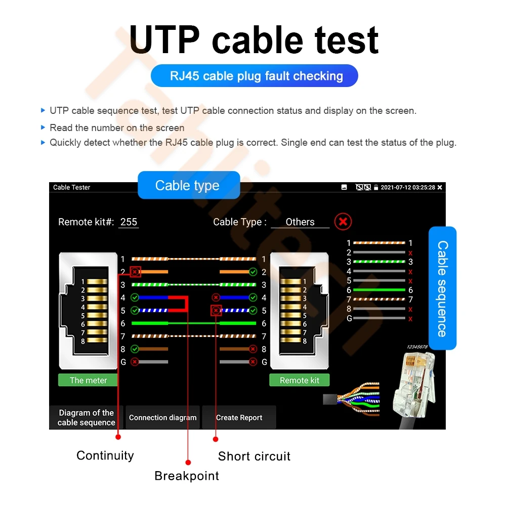 8MP AHD CVI TVI Kamera Test Cihazı 8K H.265 IPC Test Cihazı 9800 CLMOVTADHS Pro 7 \'\'IPS Ekran VGA HDMI Giriş Kablosu Tracer POE cctvTester