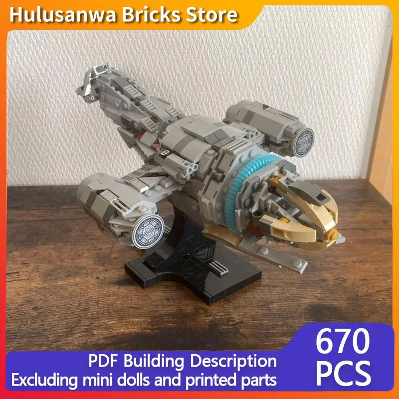 

Популярная киномодель MOC, строительные кирпичи, транспорт, космический корабль, модульная технология, подарки, праздник, сборка, детские игрушки, костюм