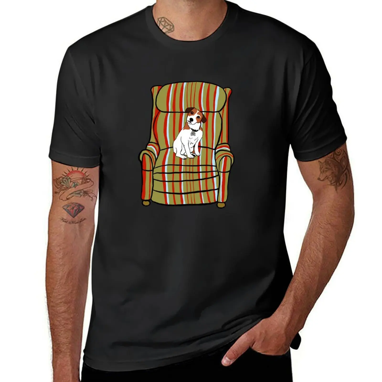 Eddie in the Chair T-Shirt tees customs Men's t shirts