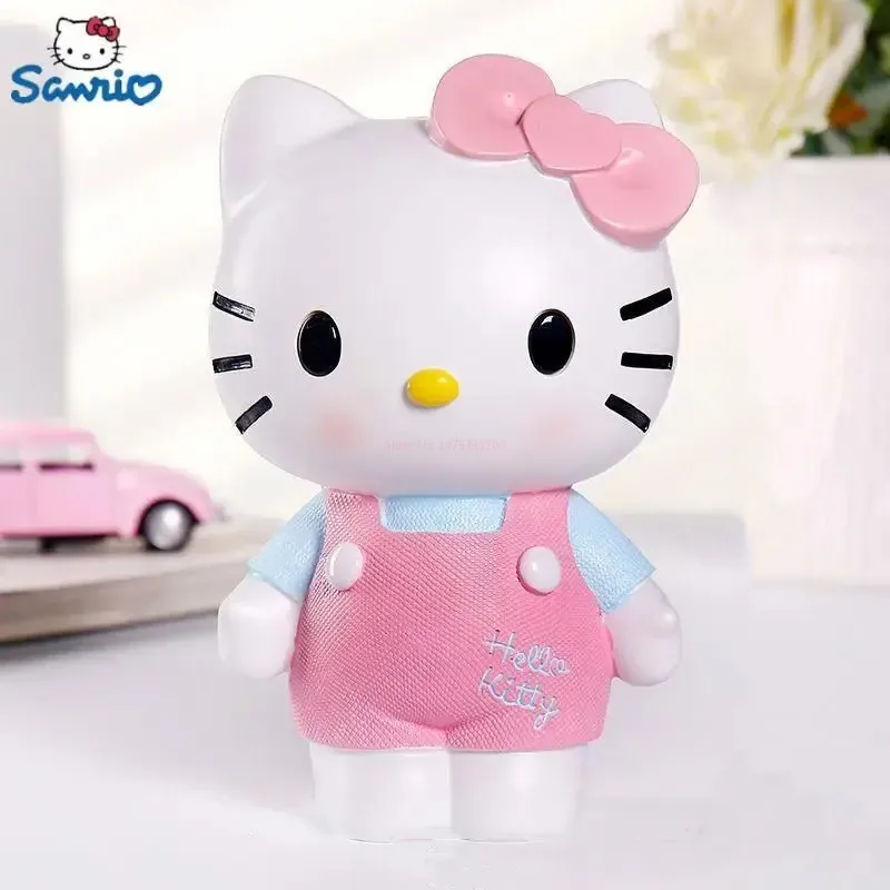 New Hello Kitty Piggy Bank For Kids Creative Piggy Bank Cute Fashion Vinyl Doll Money Safe Money Saving Box Coin Bank Girls Toy